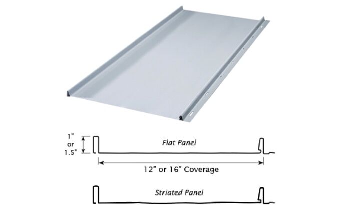 26G Standing Seam Panel Galvalume - Best Metal Roofing Supply